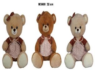 Opakowanie Miś w sukience 32cm MIX