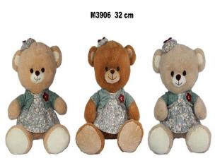 Opakowanie Miś w sukience 32cm MIX