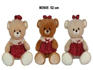 Opakowanie Miś w sukience 52cm MIX