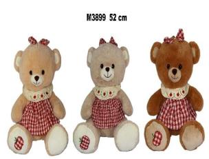 Opakowanie Miś w sukience 52cm MIX