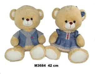 Opakowanie Miś w ubranku 42cm MIX
