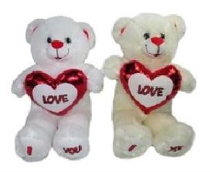 Opakowanie Miś z sercem 30cm MIX