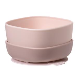 Opakowanie Miseczki 2szt + silikonowa przyssawka Blush
