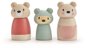 Misie drewniane 3szt. Wydawca: Tender Leaf Toys. Multiszop.pl Opakowanie Misie drewniane 3szt