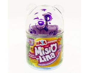 Misiolina Masa plastyczna błękitna 60g + 1 foremka. Wydawca: EPEE. Multiszop.pl Opakowanie Misiolina Masa plastyczna błękitna 60g + 1 foremka