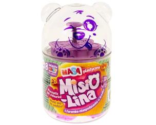 Misiolina Masa plastyczna różowa 60g + 1 foremka. Wydawca: EPEE. Multiszop.pl Opakowanie Misiolina Masa plastyczna różowa 60g + 1 foremka