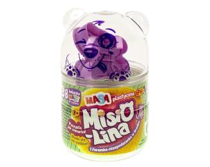 Misiolina Masa plastyczna zielona 60g + 1 foremka. Wydawca: EPEE. Multiszop.pl Opakowanie Misiolina Masa plastyczna zielona 60g + 1 foremka