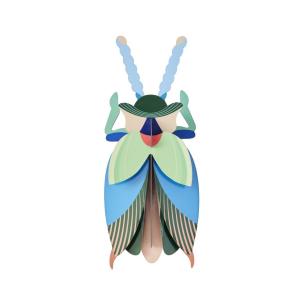 Opakowanie Model kartonowy 3D Wall Art - Beettles. Emerald