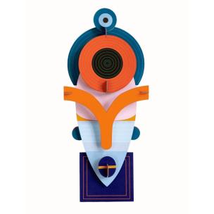 Opakowanie Model kartonowy 3D Wall Art - Deluxe Lamu Mask