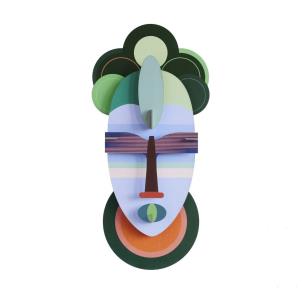 Opakowanie Model kartonowy 3D Wall Art - Masks. Bahia