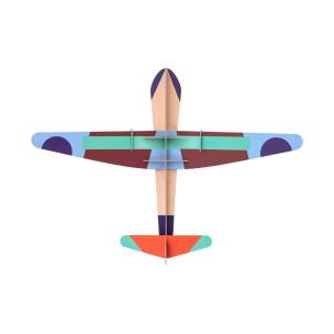 Opakowanie Model kartonowy 3D Wall Art - Propeller Plane