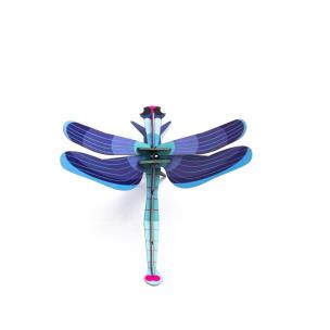 Opakowanie Model kartonowy 3D Wall Art - Sapphire Dragonfly
