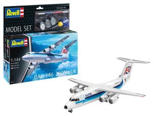 Model Set BAe 146-200 AirUK. Wydawca: Revell. Multiszop.pl Opakowanie Model Set BAe 146-200 AirUK