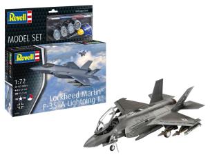 Model Set - Lockheed Martin F-35A Lightning II. Wydawca: Revell. Multiszop.pl Opakowanie Model Set - Lockheed Martin F-35A Lightning II