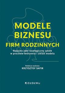 Okładka książki Modele biznesu firm rodzinnych