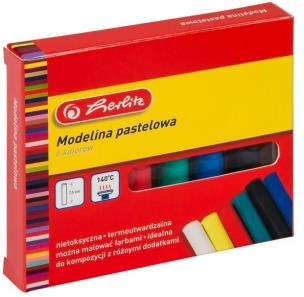 .MODELINA (6) PASTEL.. Wydawca: HERLITZ. Multiszop.pl Opakowanie .MODELINA (6) PASTEL.