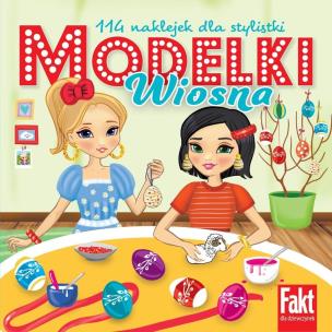 Okładka książki Modelki Wiosna. 114 naklejek dla stylistki