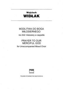 Okładka książki Modlitwa do Boga miłosiernego