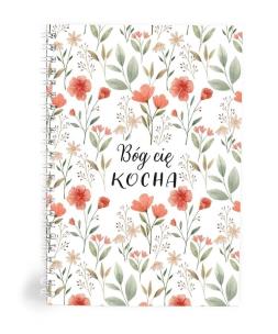 Opakowanie Mój dziennik - Bóg cię kocha - kwiaty