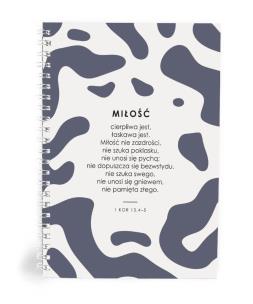 Opakowanie Mój dziennik - Miłość cierpliwa jest - kształty