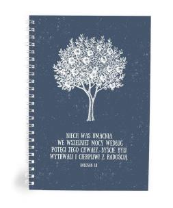 Opakowanie Mój dziennik - Niech Was umacnia - drzewo