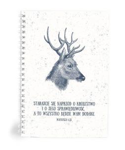 Opakowanie Mój dziennik - Starajcie się naprzód - jeleń