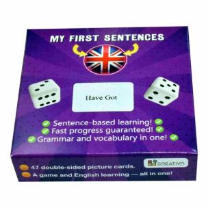 Moje pierwsze zdania po angielsku (HAVE GOT). Autor: Dwornik Paweł. Multiszop.pl Okładka książki Moje pierwsze zdania po angielsku (HAVE GOT)