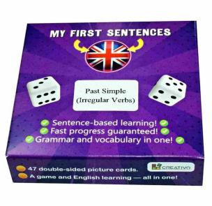 Moje pierwsze zdania po angielsku (PAST SIMPLE - IRREGULAR VERBS). Autor: Dwornik Paweł. Multiszop.pl Okładka książki Moje pierwsze zdania po angielsku (PAST SIMPLE - IRREGULAR VERBS)