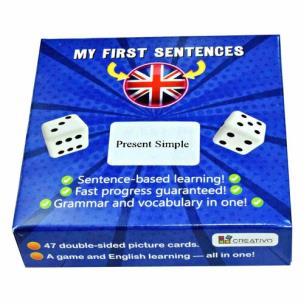 Moje pierwsze zdania po angielsku (PRESENT SIMPLE). Autor: Dwornik Paweł. Multiszop.pl Okładka książki Moje pierwsze zdania po angielsku (PRESENT SIMPLE)