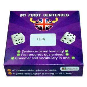 Moje pierwsze zdania po angielsku (TO BE). Autor: Dwornik Paweł. Multiszop.pl Okładka książki Moje pierwsze zdania po angielsku (TO BE)