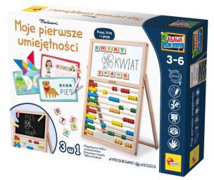Montessori Moje Pierwsze Umiejętności. Wydawca: Lisciani. Multiszop.pl Opakowanie Montessori Moje Pierwsze Umiejętności