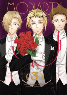 Moriarty. The Remains. Tom 3. Autor: Hikaru Miyoshi, Ryosuke Takeuchi. Multiszop.pl Okładka książki Moriarty. The Remains. Tom 3