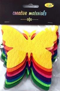 Opakowanie Motyle z filcu 11,5x8,5cm 9szt