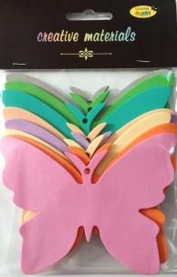Opakowanie Motyle z pianki 11,5x8,5cm 8szt