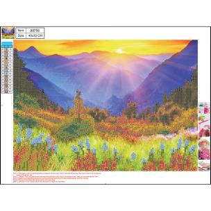 Mozaika diamentowa 5D kit 30x40 cm MOUNTAINS 89756 CENTRUM. Wydawca: Panta Plast. Multiszop.pl Opakowanie Mozaika diamentowa 5D kit 30x40 cm MOUNTAINS 89756 CENTRUM