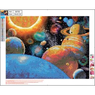 Mozaika diamentowa 5D kit 40x50 cm GALAXY 89759 CENTRUM. Wydawca: Panta Plast. Multiszop.pl Opakowanie Mozaika diamentowa 5D kit 40x50 cm GALAXY 89759 CENTRUM