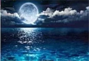 Opakowanie Mozaika diamentowa księżyc 30x40cm