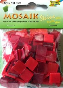 Opakowanie Mozaika kamyczki 10x10mm czerwona