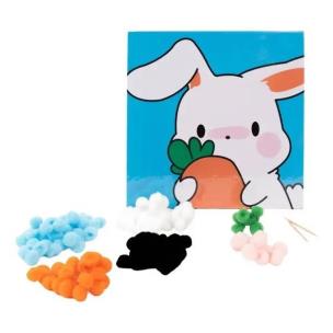 Opakowanie Mozaika pomponowa Królik