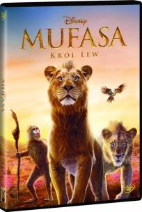 Mufasa. Król Lew DVD. Autor: Levy Shawn. Multiszop.pl Okładka książki Mufasa. Król Lew DVD
