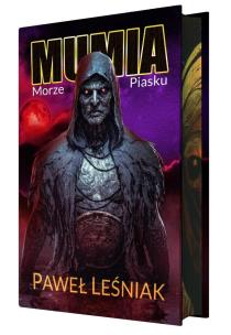 Mumia morze piasku. Autor: Leśniak Paweł. Multiszop.pl Okładka książki Mumia morze piasku