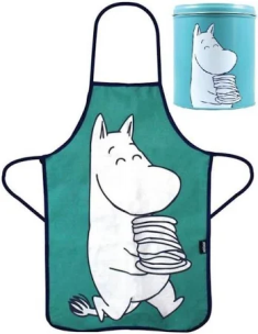 Muminki Fartuch kuchenny dla dzieci Muminek. Wydawca: Half Moon Bay. Multiszop.pl Opakowanie Muminki Fartuch kuchenny dla dzieci Muminek