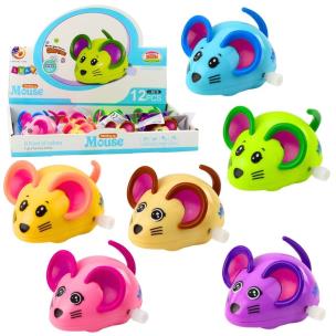 Myszka nakręcana MIX. Wydawca: Leantoys. Multiszop.pl Opakowanie Myszka nakręcana MIX