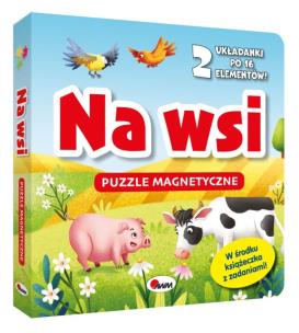 Okładka książki Na wsi. Puzzle magnetyczne