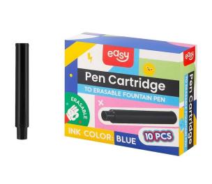 Naboje do wymazywalnego pióra Gradus 10szt EASY. Wydawca: Easy Stationery. Multiszop.pl Opakowanie Naboje do wymazywalnego pióra Gradus 10szt EASY