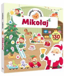 Okładka książki Naklej, odklej Mikołaj