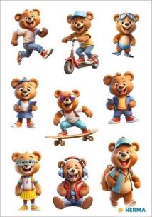 Opakowanie Naklejka Decor miśki