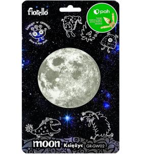 Opakowanie Naklejka fluorescencyjna Księżyc 9cm