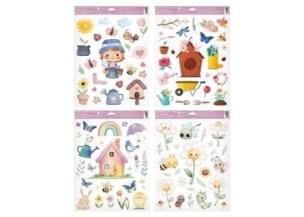 Opakowanie Naklejka na okno Ogród 30x42cm