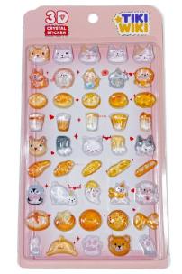 Opakowanie Naklejki 3D Crystal Kotki